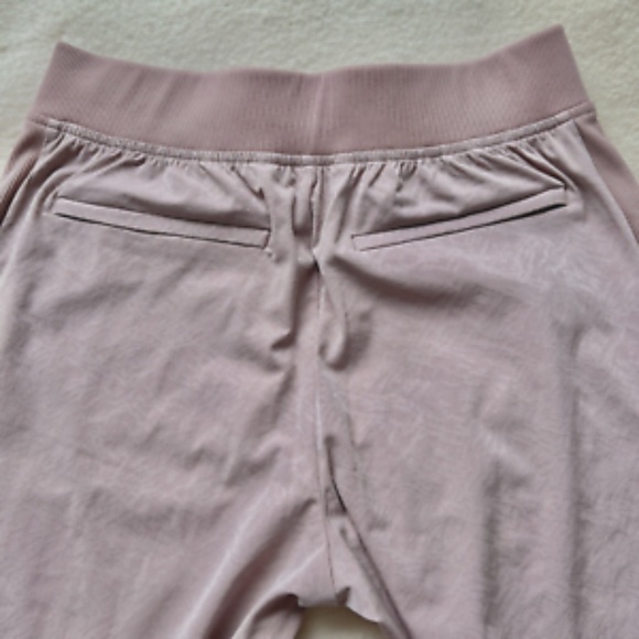 Athleta Brooklyn Textured Ankle Stretch Pants Dusty Rose Pink 982287-01 Size 4 - Picture 5 of 9